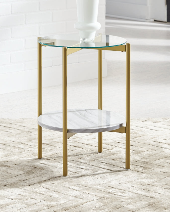 Wynora Round End Table Signature Design by Ashley®