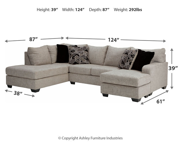 Megginson 2-Piece Sectional with Chaise Benchcraft®