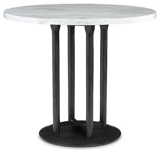 Centiar Round DRM Counter Table Signature Design by Ashley®