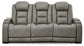 The Man-Den PWR REC Sofa with ADJ Headrest Signature Design by Ashley®