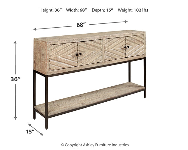 Roanley Console Sofa Table Signature Design by Ashley®