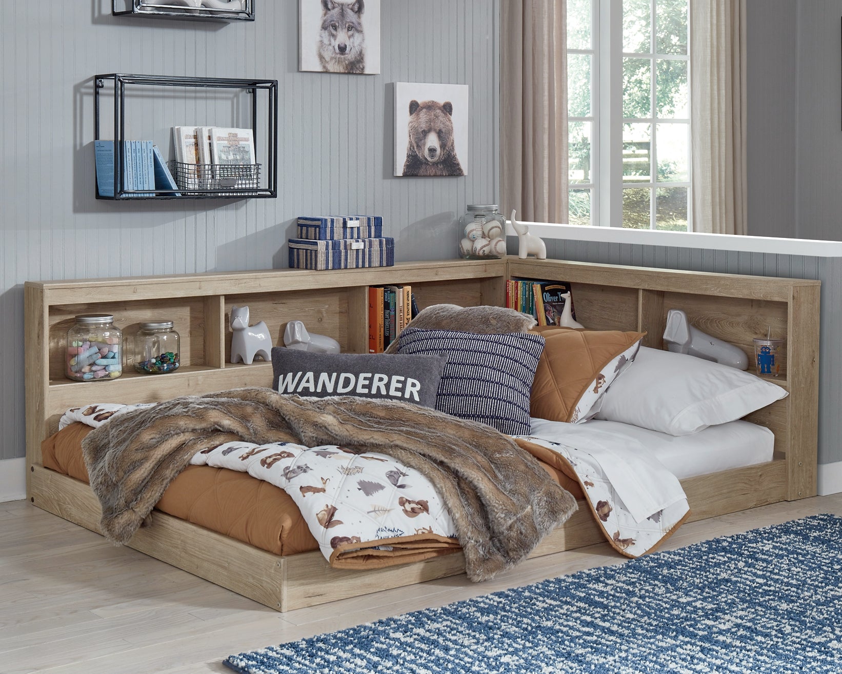 Oliah Twin Bookcase Storage Bed Signature Design by Ashley®