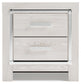 Altyra Two Drawer Night Stand Signature Design by Ashley®