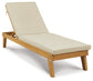 Byron Bay Chaise Lounge with Cushion Signature Design by Ashley®