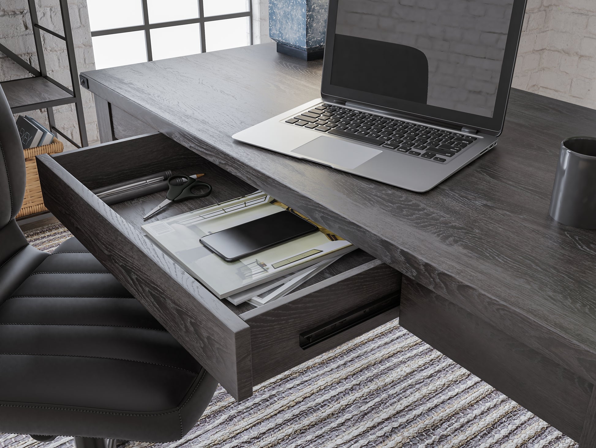 Freedan Home Office Desk Signature Design by Ashley®
