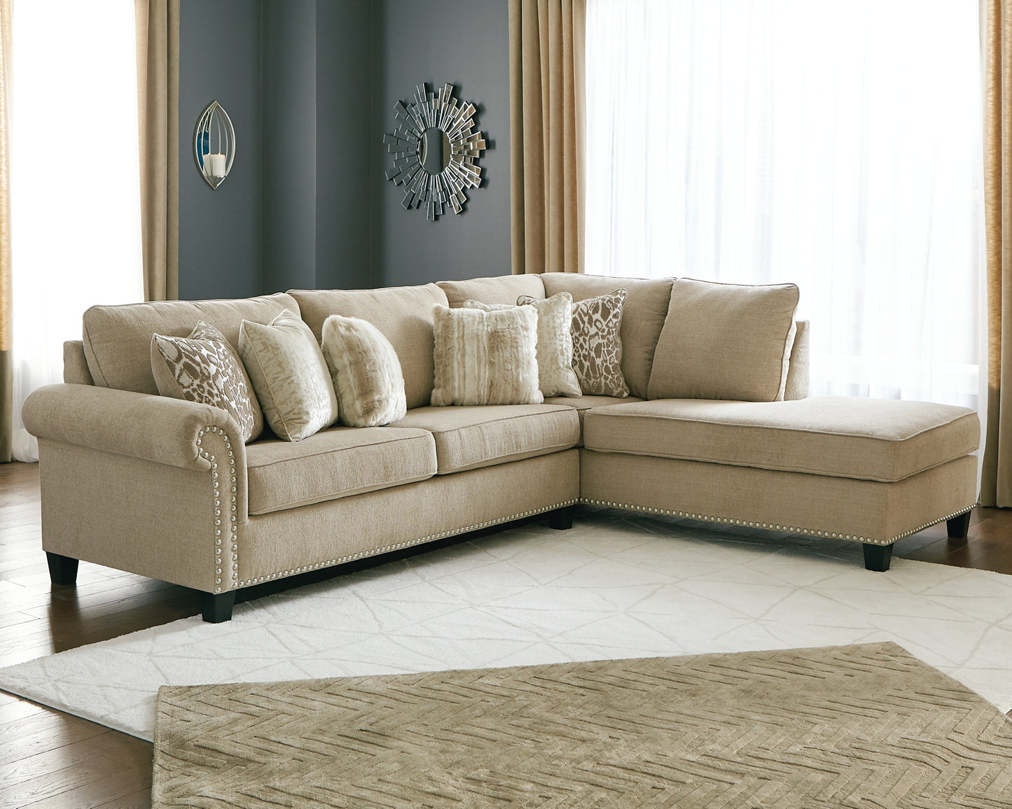 Dovemont 2-Piece Sectional with Chaise Signature Design by Ashley®