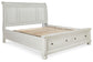 Robbinsdale Queen Sleigh Bed with Storage Signature Design by Ashley®