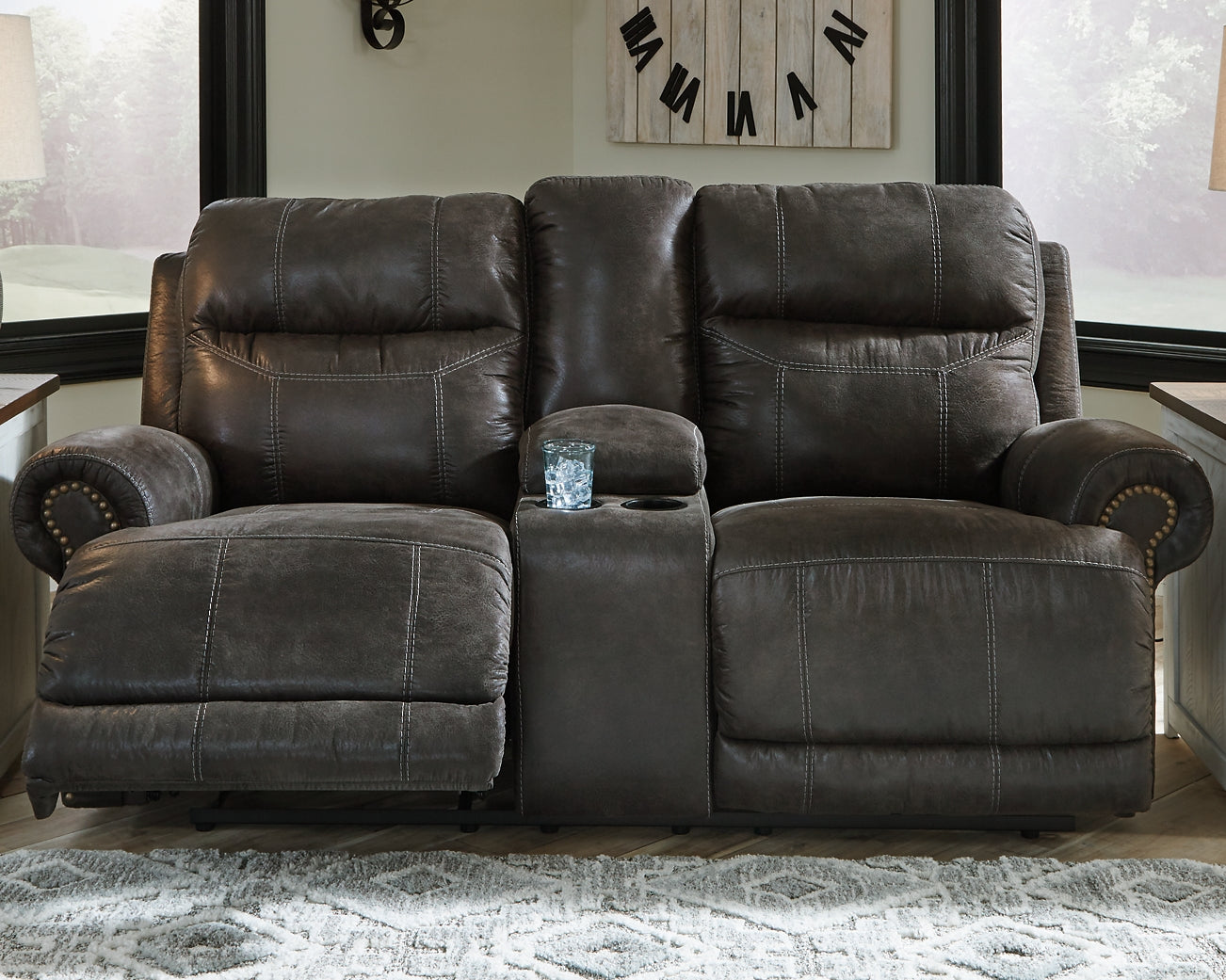 Grearview PWR REC Loveseat/CON/ADJ HDRST Signature Design by Ashley®