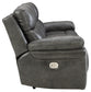 Edmar PWR REC Sofa with ADJ Headrest Signature Design by Ashley®