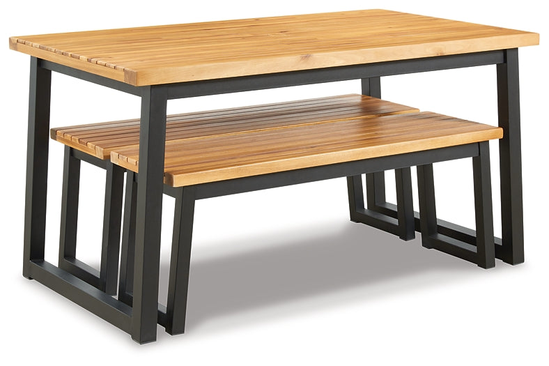 Town Wood Dining Table Set (3/CN) Signature Design by Ashley®