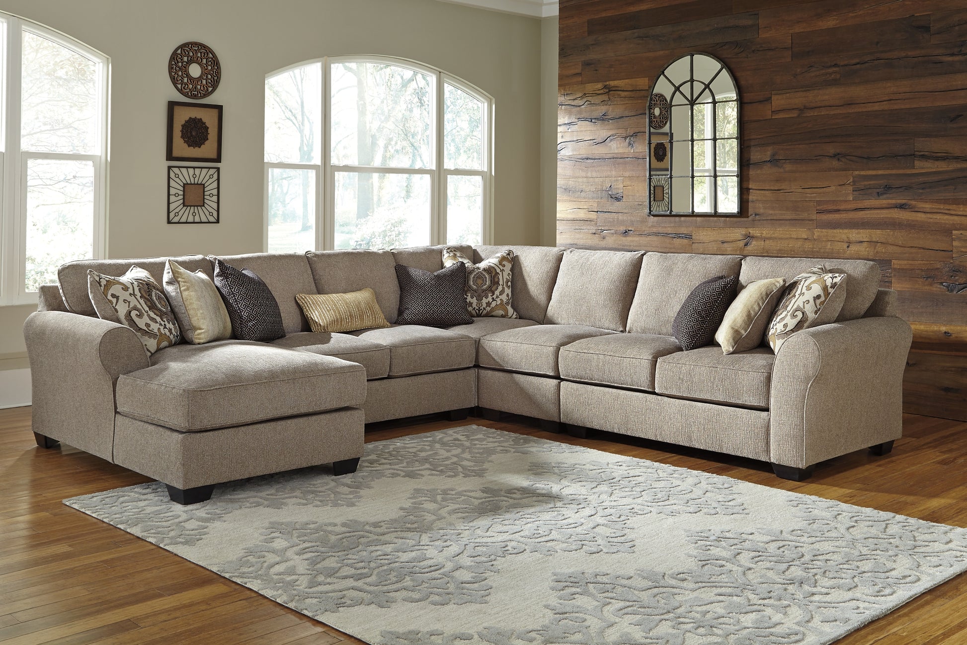 Pantomine 5-Piece Sectional with Chaise Benchcraft®