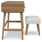 Thadamere Vanity/UPH Stool (2/CN) Signature Design by Ashley®