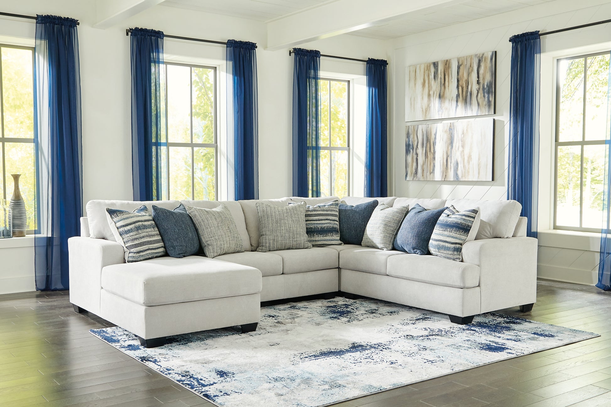 Lowder 4-Piece Sectional with Chaise Benchcraft®
