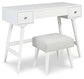 Thadamere Vanity/UPH Stool (2/CN) Signature Design by Ashley®