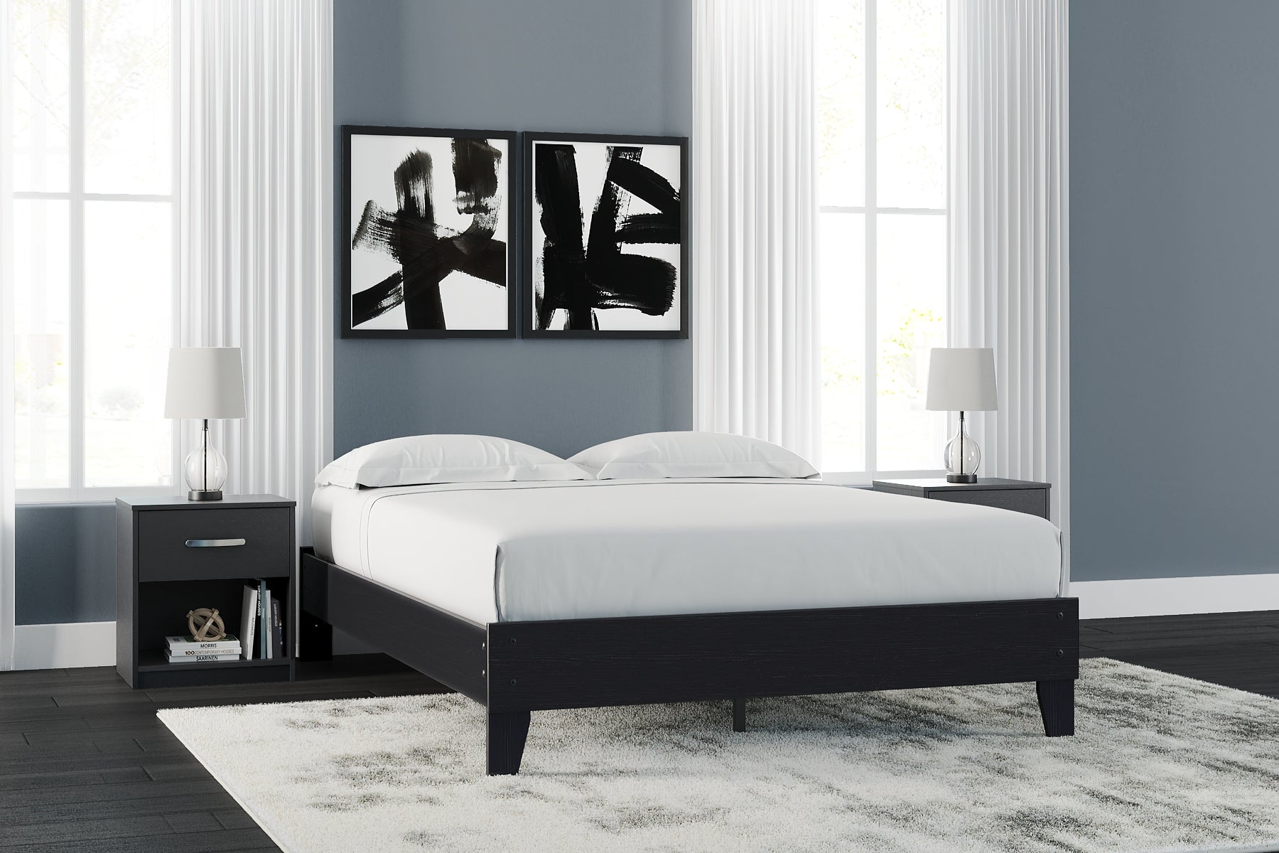 Finch Queen Platform Bed Signature Design by Ashley®