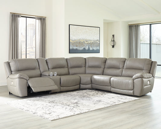 Dunleith 6-Piece Power Reclining Sectional Signature Design by Ashley®