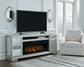 Flamory 72" TV Stand with Electric Fireplace Signature Design by Ashley®