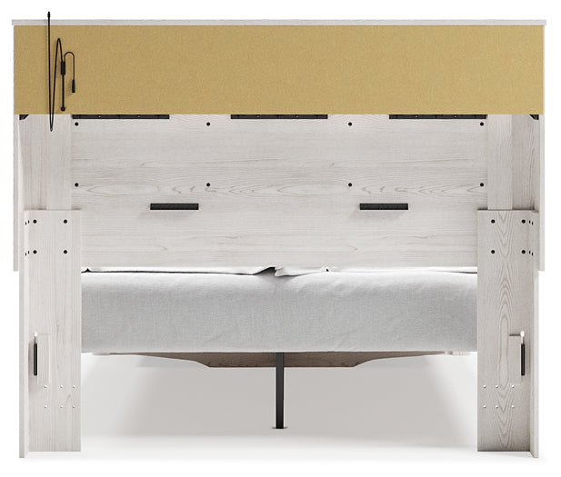 Altyra Queen Upholstered Bookcase Bed with Storage Signature Design by Ashley®