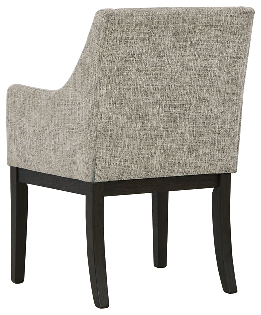 Burkhaus Dining UPH Arm Chair (2/CN) Signature Design by Ashley®