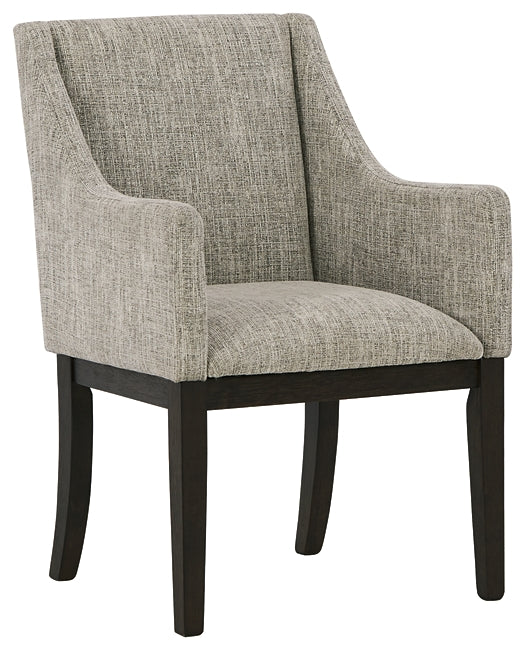 Burkhaus Dining UPH Arm Chair (2/CN) Signature Design by Ashley®