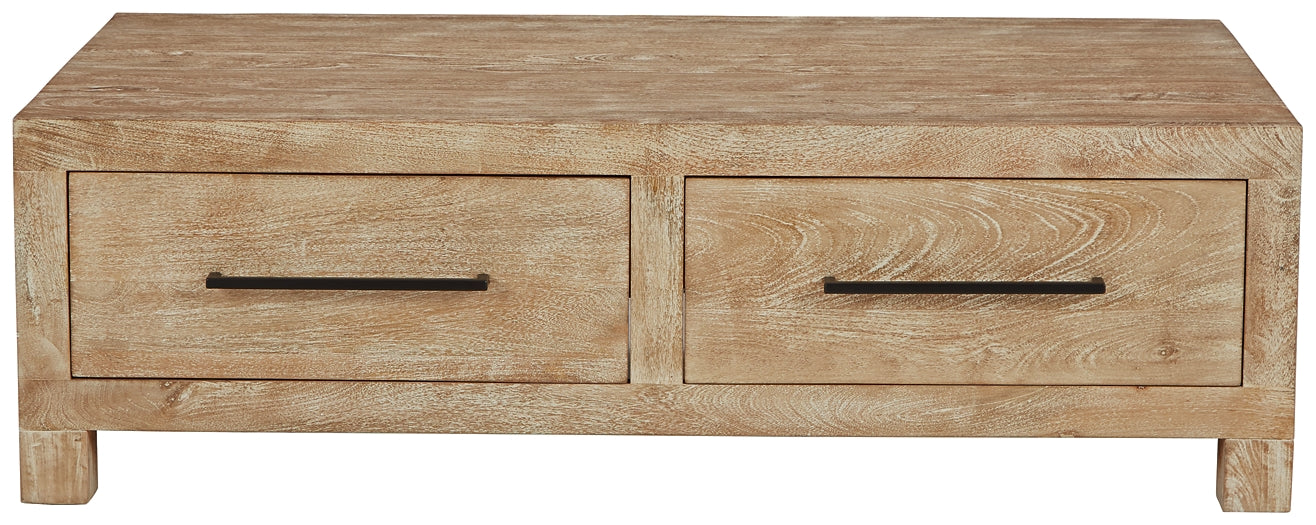 Belenburg Cocktail Table with Storage Signature Design by Ashley®