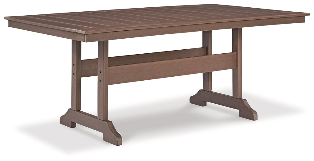 Emmeline RECT Dining Table w/UMB OPT Signature Design by Ashley®
