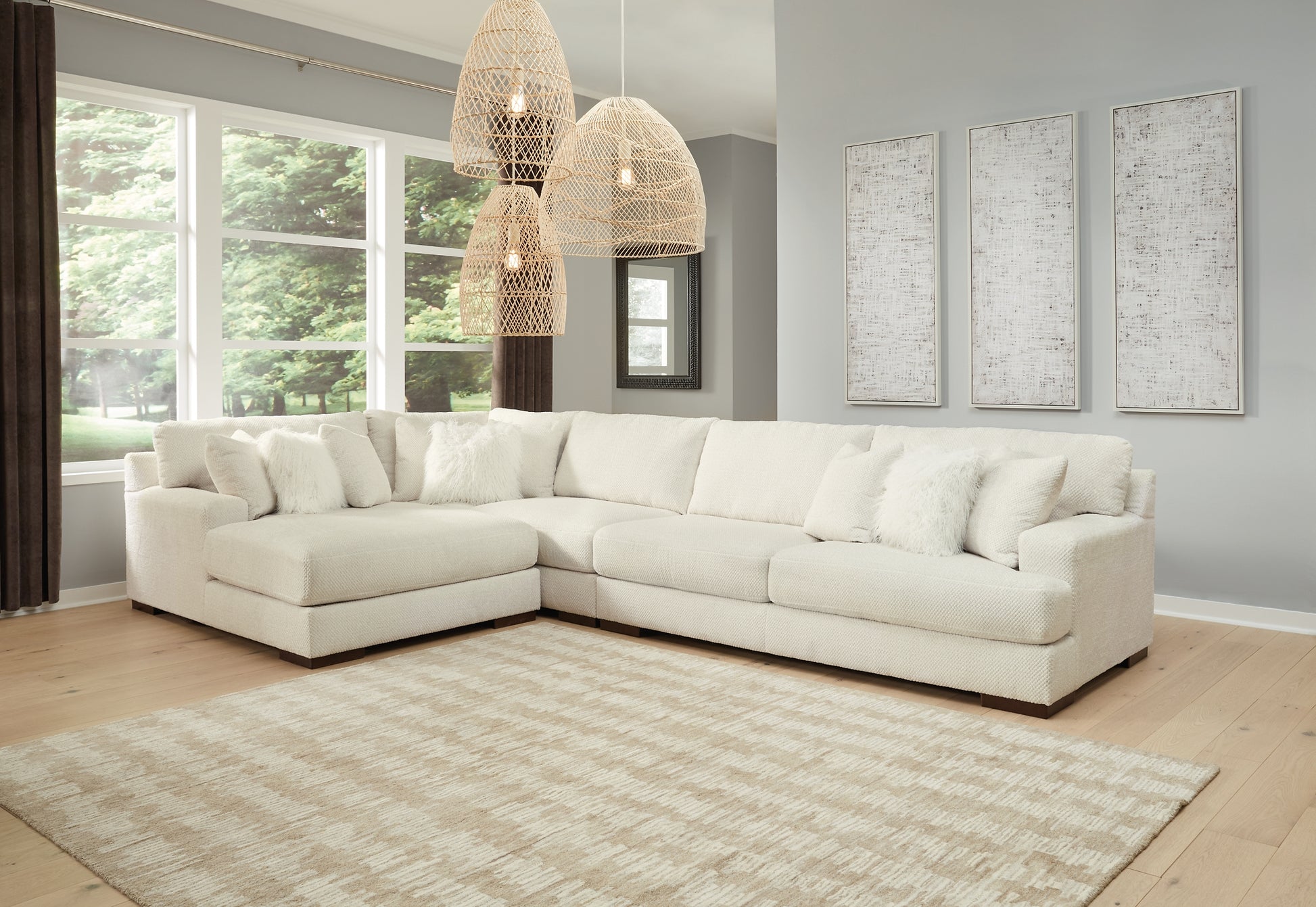 Zada 4-Piece Sectional with Chaise Signature Design by Ashley®