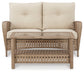 Braylee Loveseat w/Table (2/CN) Signature Design by Ashley®