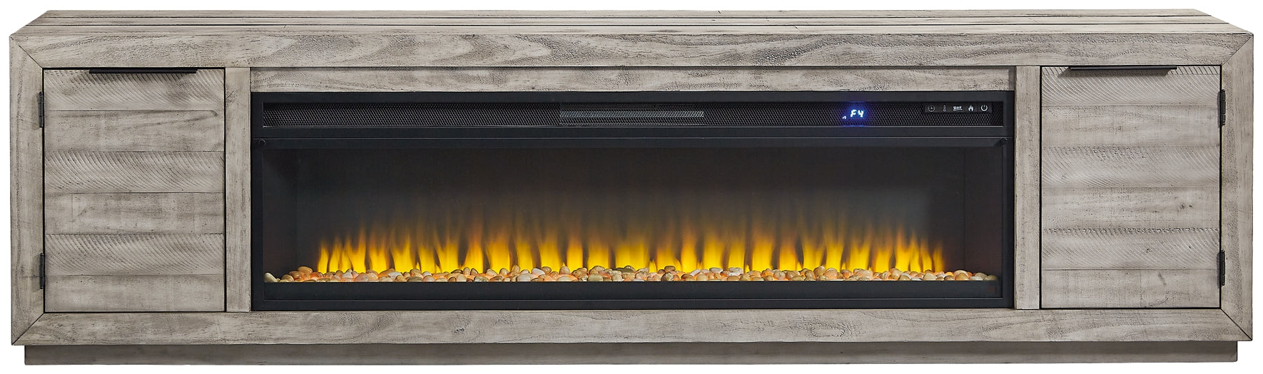Naydell 92" TV Stand with Electric Fireplace Signature Design by Ashley®