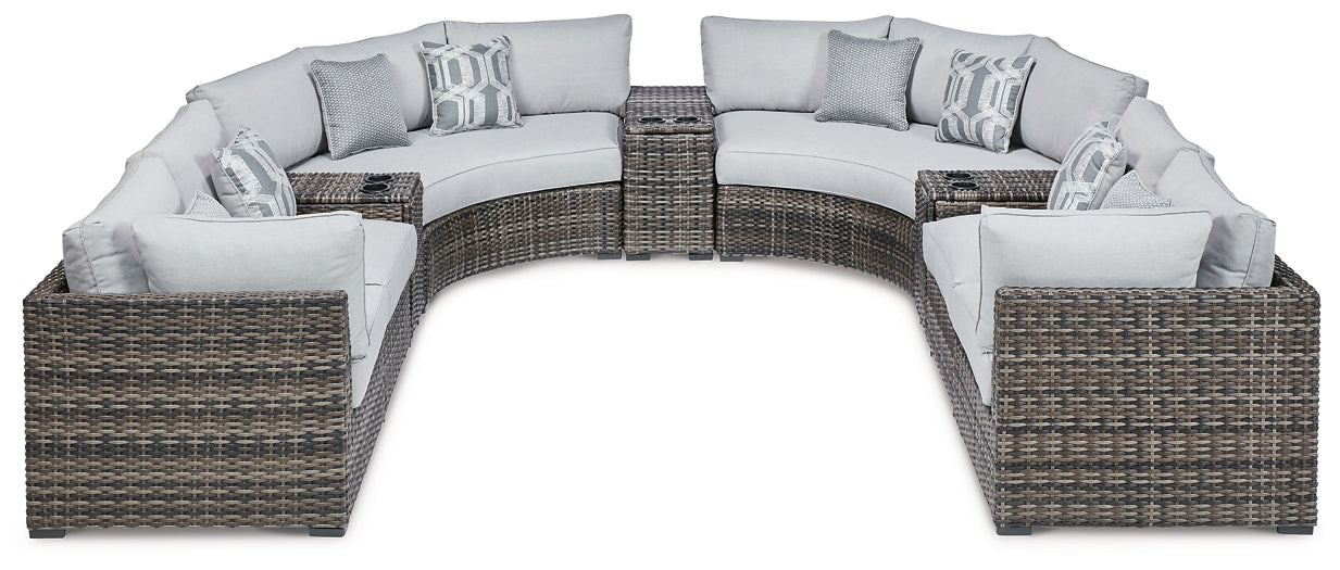 Harbor Court 9-Piece Outdoor Sectional Signature Design by Ashley®