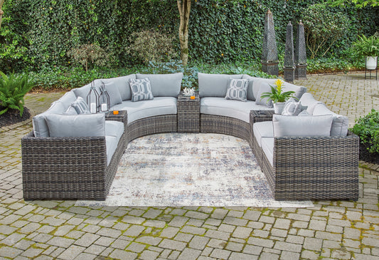 Harbor Court 9-Piece Outdoor Sectional Signature Design by Ashley®