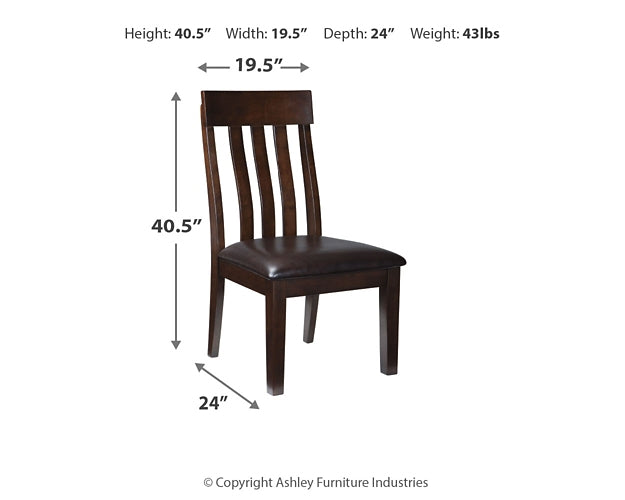 Haddigan Dining Chair (Set of 2) Signature Design by Ashley®
