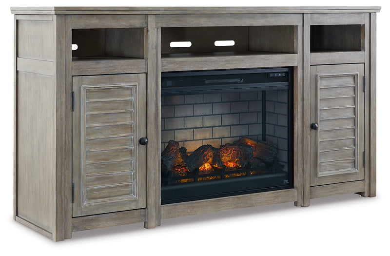 Moreshire 72" TV Stand with Electric Fireplace Signature Design by Ashley®