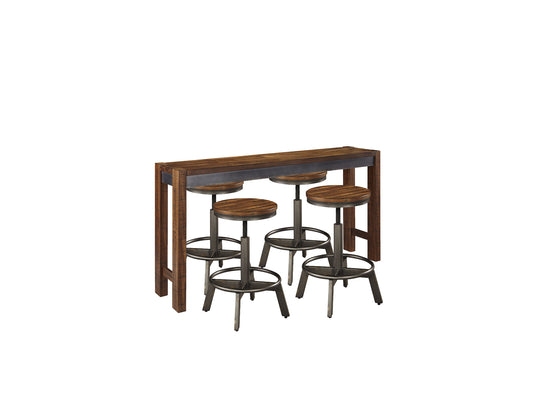 Torjin Counter Height Dining Table and 4 Barstools Signature Design by Ashley®