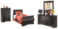 Huey Vineyard Full Sleigh Bed with Mirrored Dresser and Chest Signature Design by Ashley®