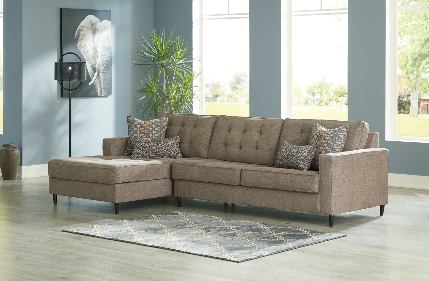 Flintshire 2-Piece Sectional with Ottoman Signature Design by Ashley®