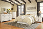 Willowton Queen/Full Panel Headboard with Mirrored Dresser, Chest and Nightstand Signature Design by Ashley®