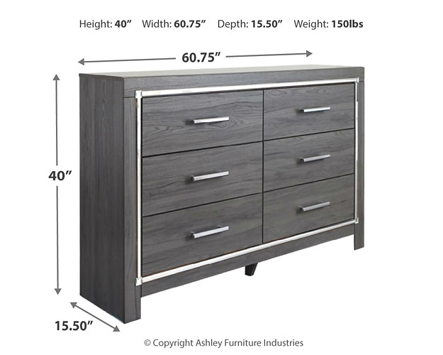 Lodanna King Panel Bed with Dresser Signature Design by Ashley®