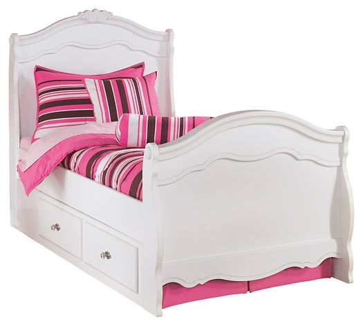 Bostwick Shoals Twin Panel Bed with Mirrored Dresser, Chest and 2 Nightstands Signature Design by Ashley®