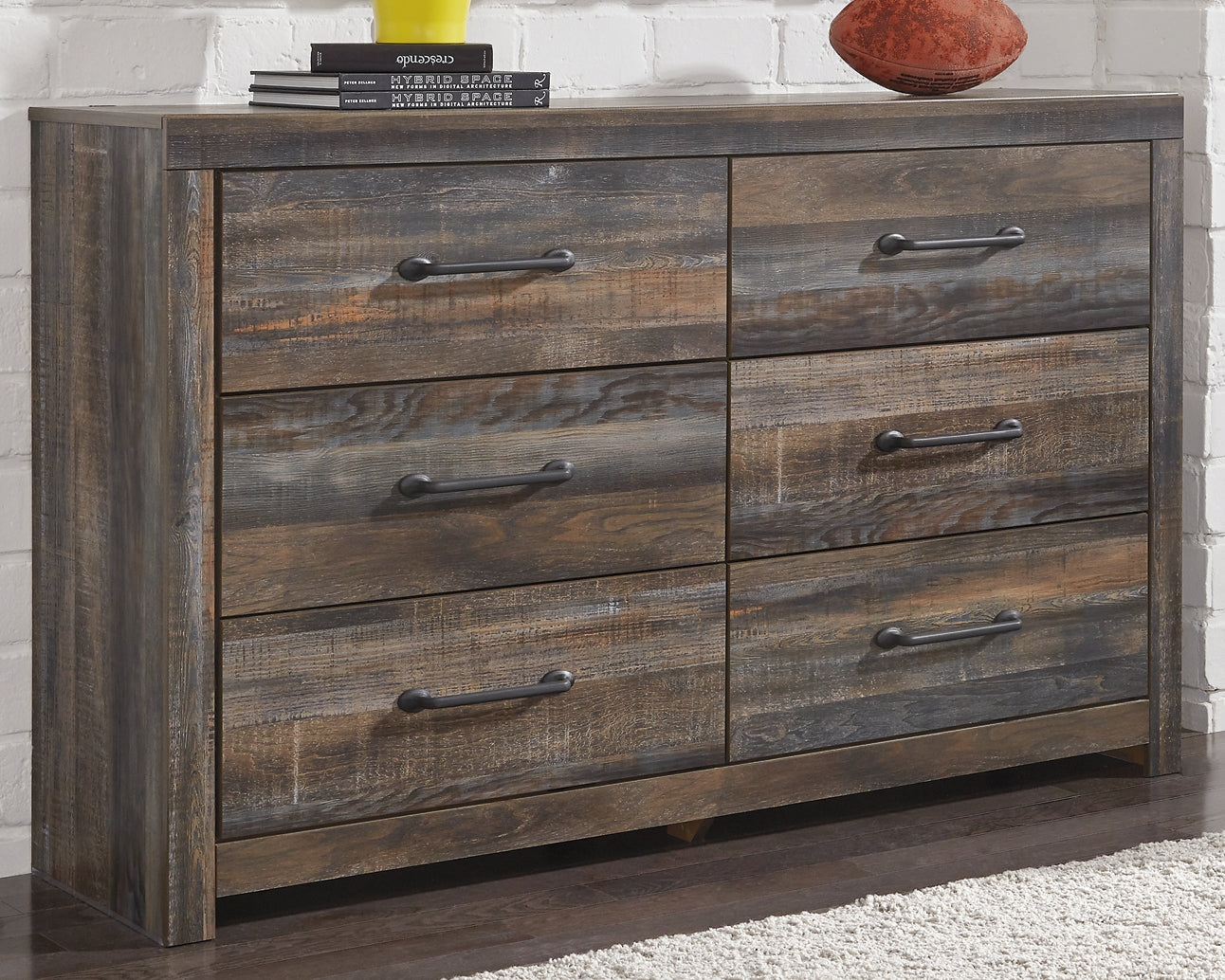 Drystan Queen Panel Bed with 4 Storage Drawers with Dresser Signature Design by Ashley®