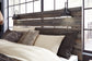 Drystan Queen Panel Bed with 2 Storage Drawers with Mirrored Dresser and Chest Signature Design by Ashley®