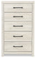 Cambeck King Panel Bed with 4 Storage Drawers with Mirrored Dresser, Chest and 2 Nightstands Signature Design by Ashley®