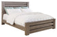 Zelen King Panel Bed with Mirrored Dresser, Chest and Nightstand Signature Design by Ashley®
