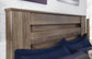 Zelen King Panel Bed with Mirrored Dresser, Chest and Nightstand Signature Design by Ashley®