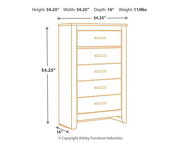 Brinxton Full Panel Headboard with Mirrored Dresser, Chest and Nightstand Signature Design by Ashley®