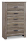 Zelen King Panel Bed with Mirrored Dresser, Chest and Nightstand Signature Design by Ashley®