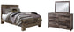 Derekson Full Panel Bed with Mirrored Dresser Benchcraft®