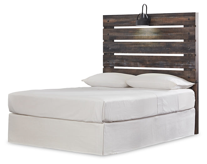 Drystan Full Panel Headboard with Mirrored Dresser and Chest Signature Design by Ashley®