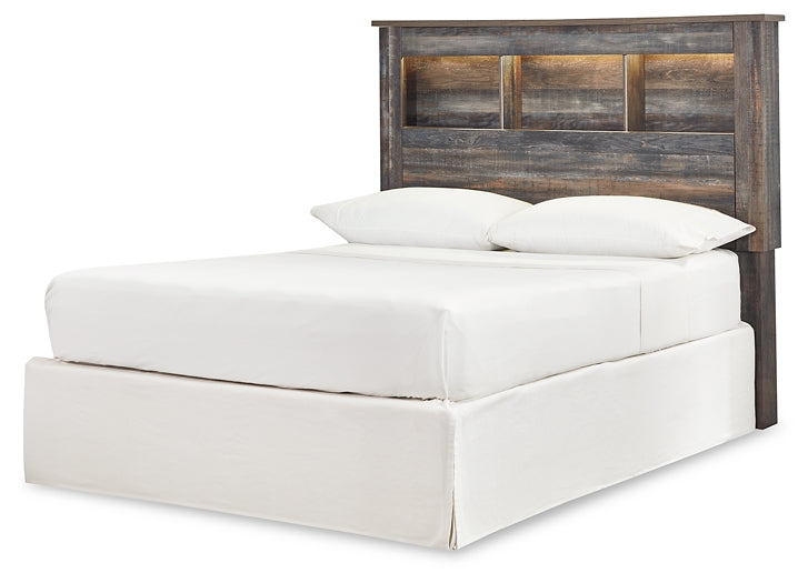 Drystan Full Bookcase Headboard with Mirrored Dresser, Chest and Nightstand Signature Design by Ashley®