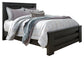 Brinxton Queen Panel Bed with Mirrored Dresser Signature Design by Ashley®